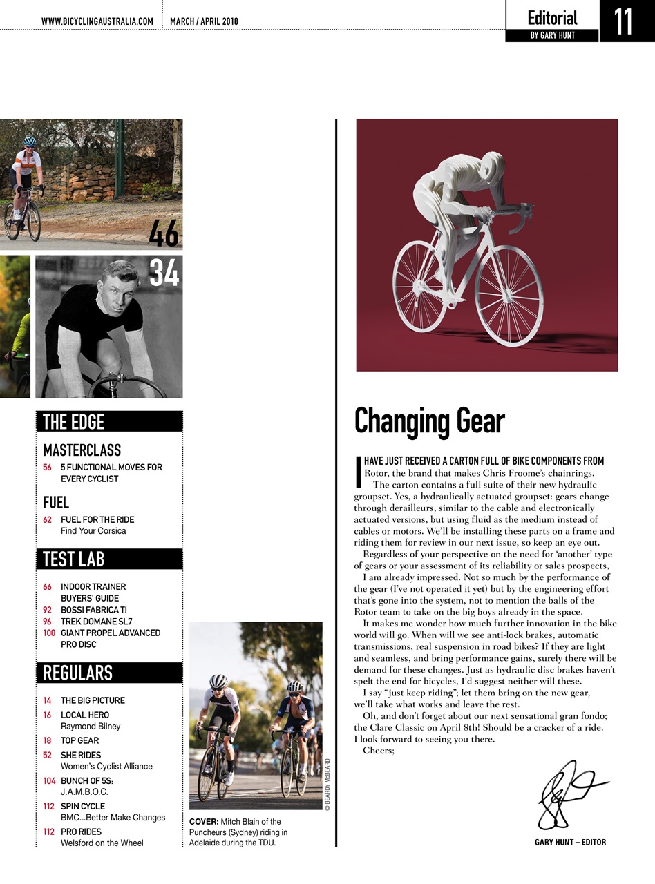 Bicycling Australia Preview Pages