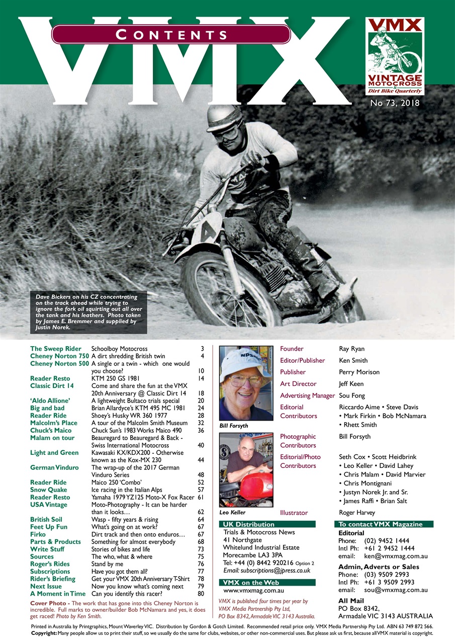 VMX Magazine Preview Pages
