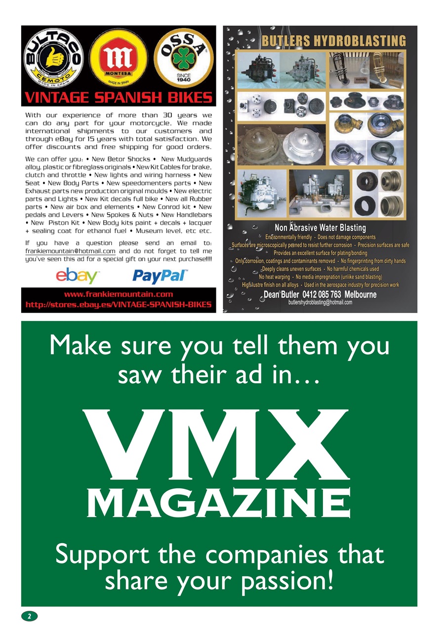VMX Magazine Preview Pages