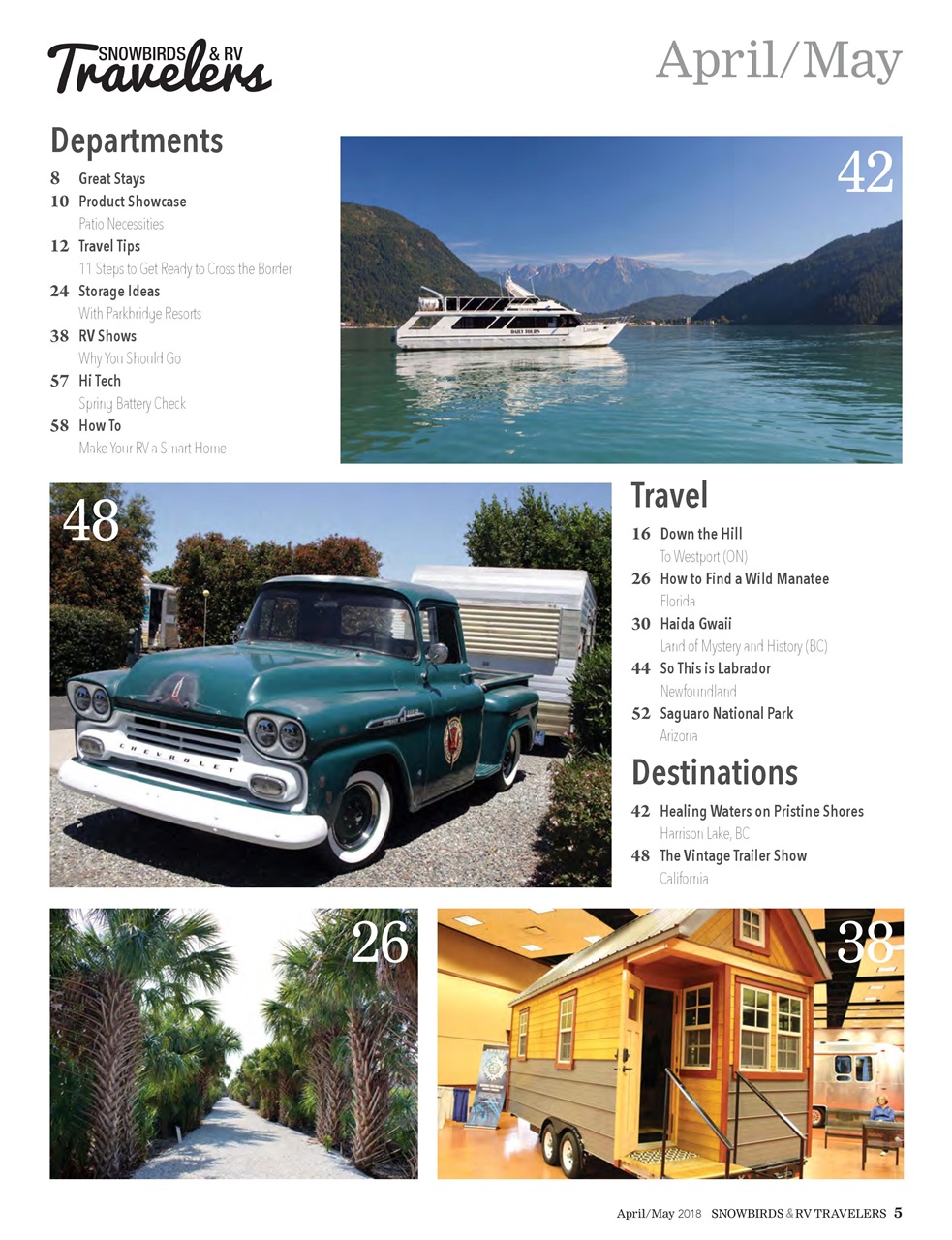 Snowbirds & RV Travelers Preview Pages