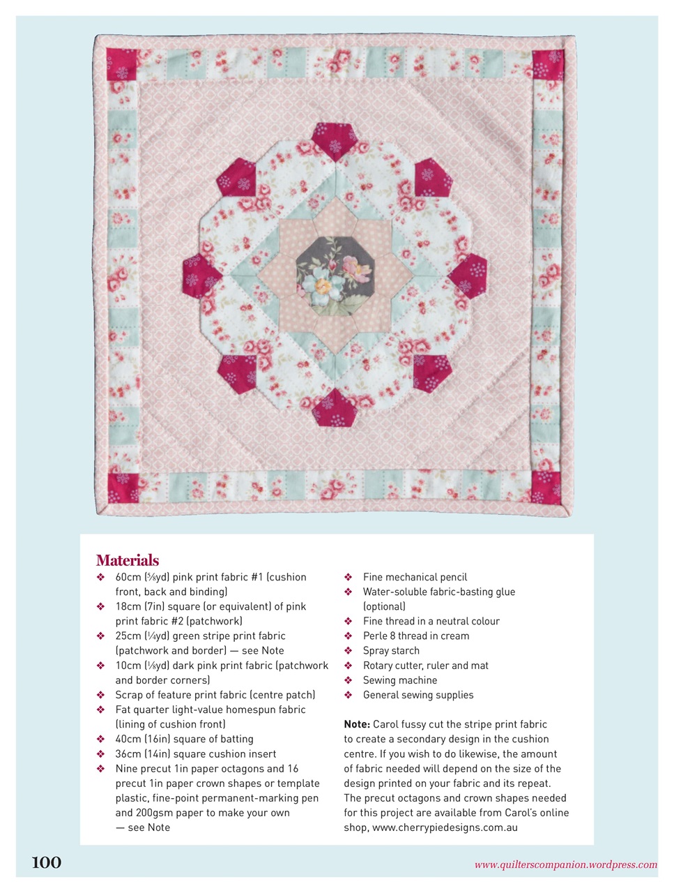 Quilters Companion Preview Pages