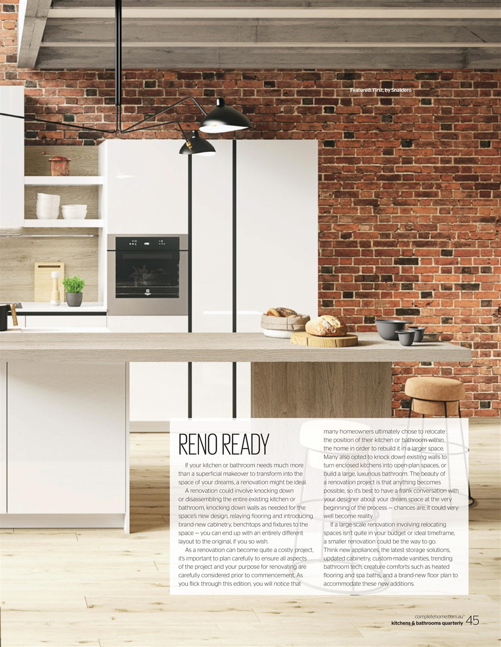 Kitchens & Bathrooms Quarterly Preview Pages