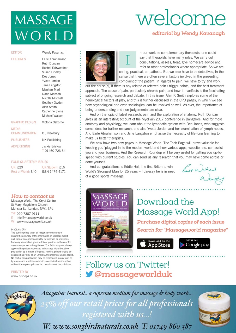 Massage World Preview Pages