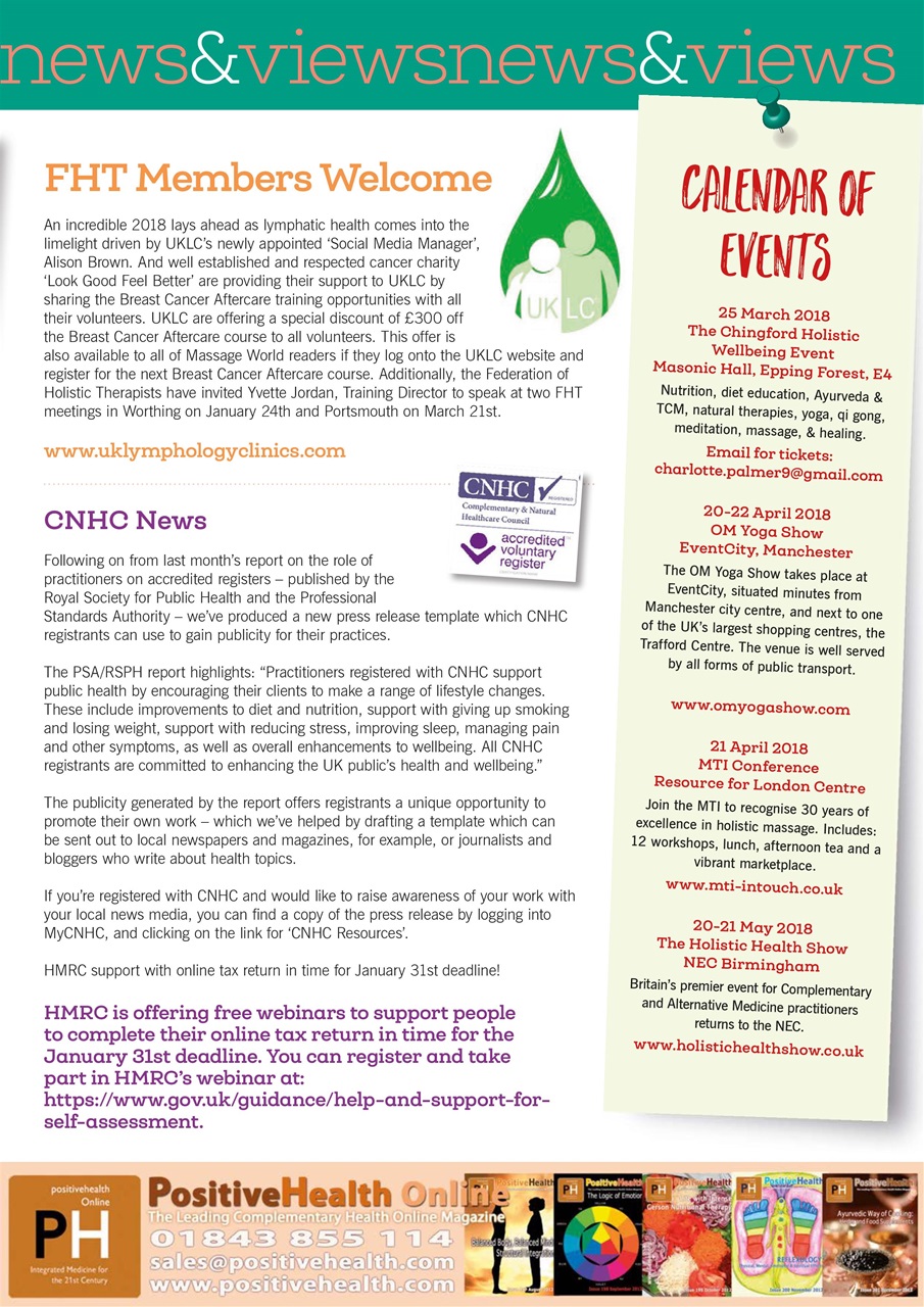 Massage World Preview Pages