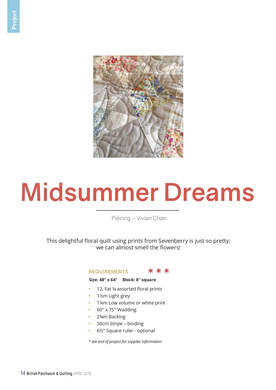 Patchwork and Quilting Preview Pages