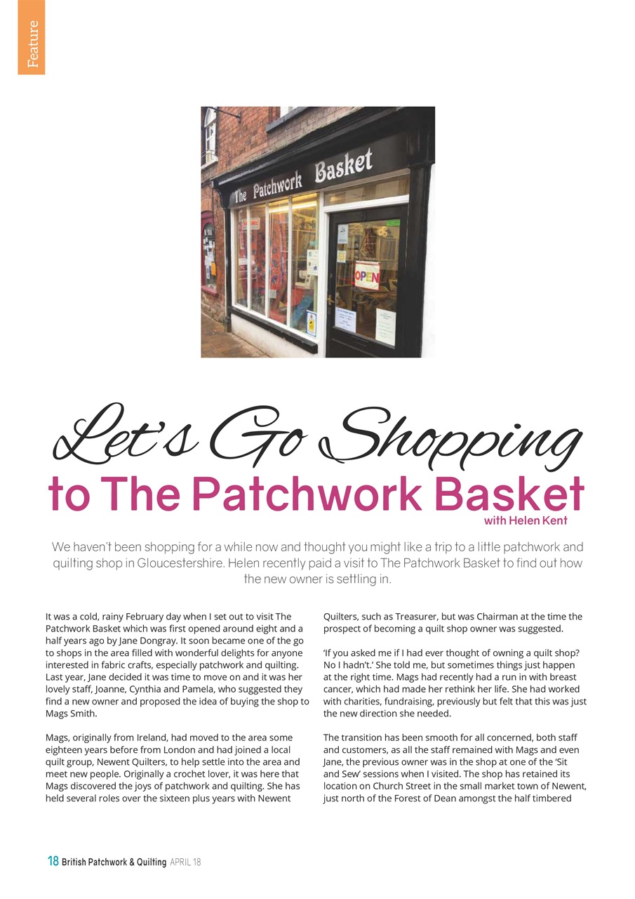 Patchwork and Quilting Preview Pages