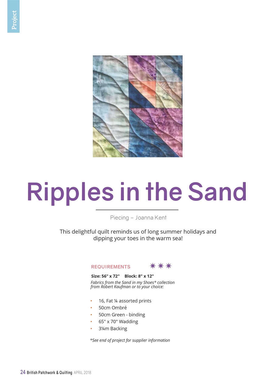 Patchwork and Quilting Preview Pages