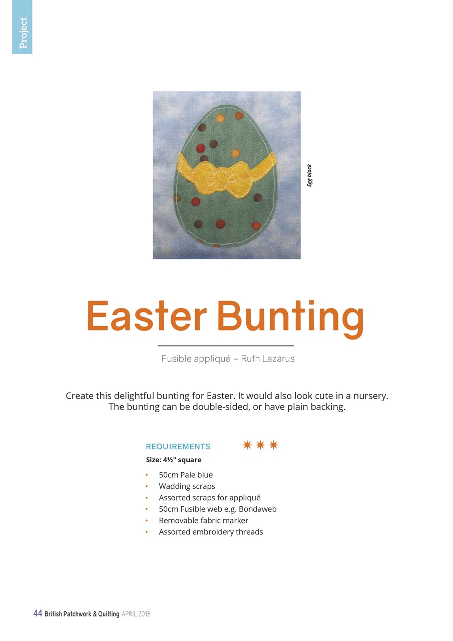 Patchwork and Quilting Preview Pages