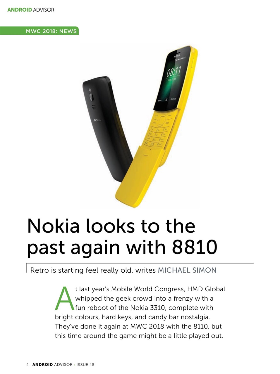 Android Advisor Preview Pages