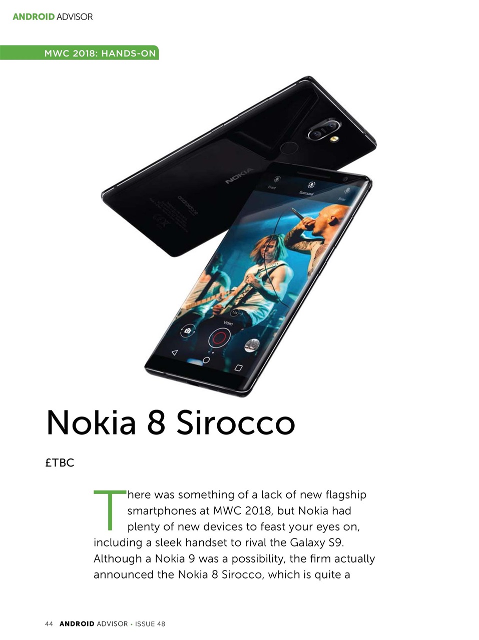 Android Advisor Preview Pages