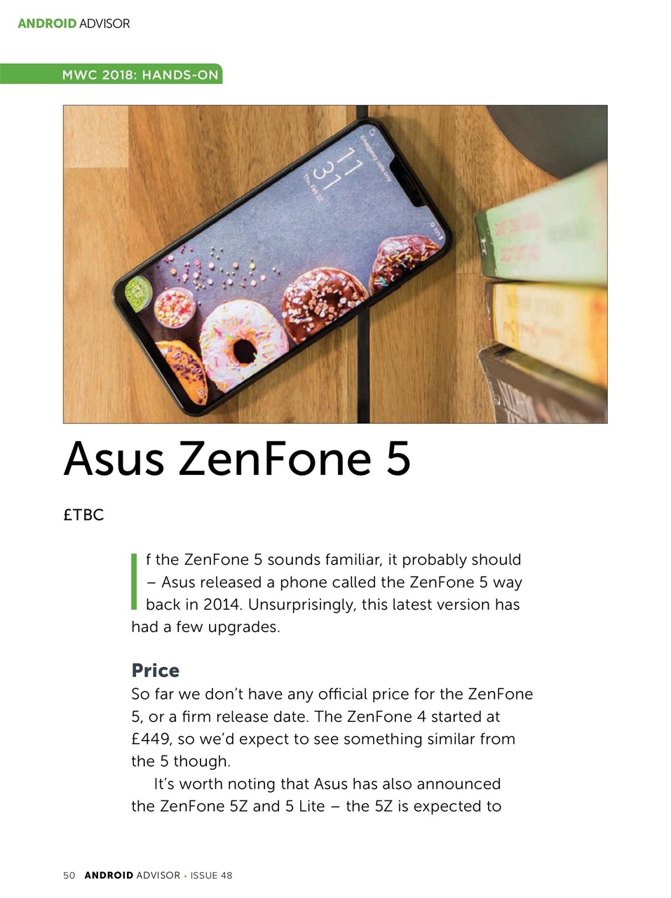 Android Advisor Preview Pages