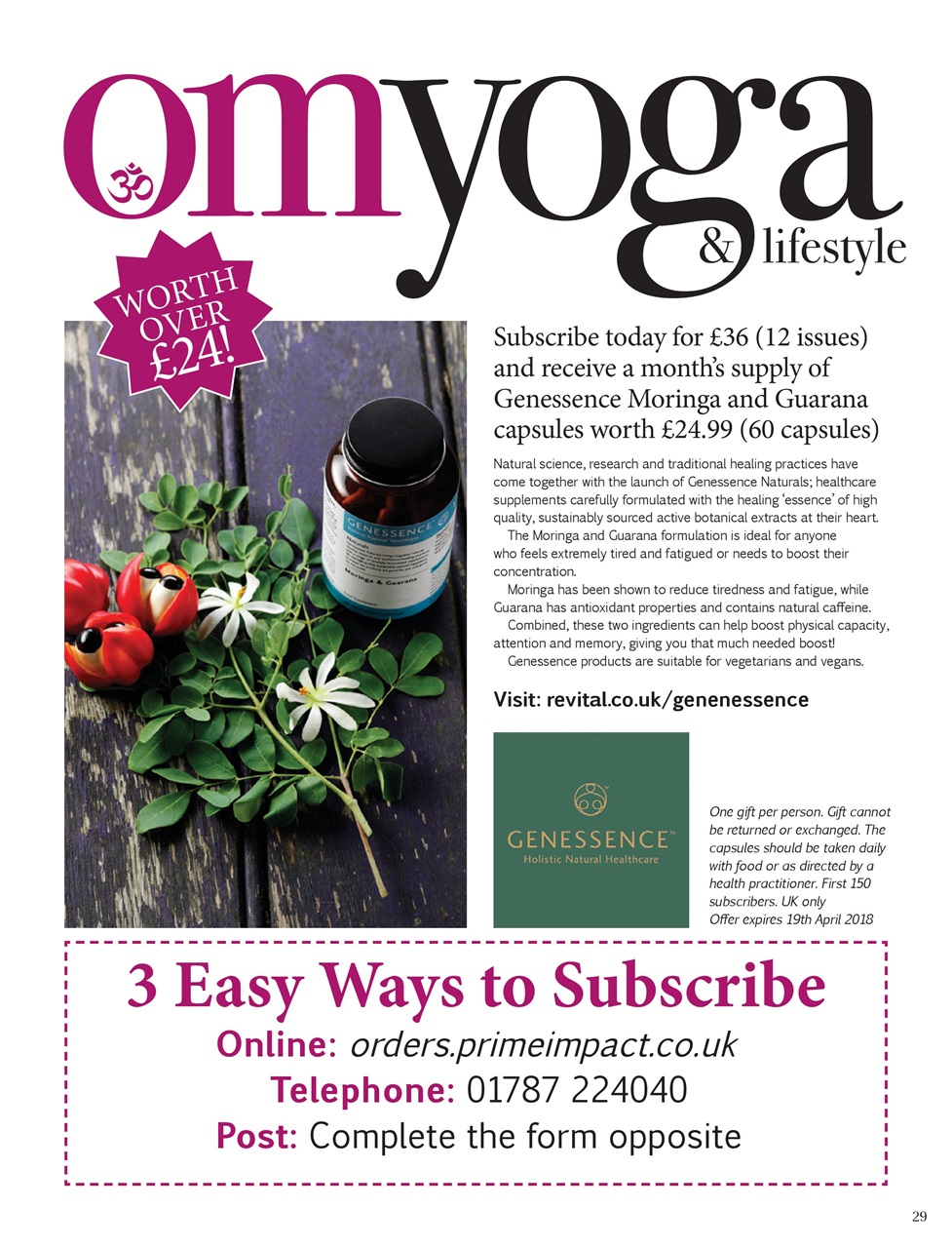 OM Yoga Magazine Preview Pages