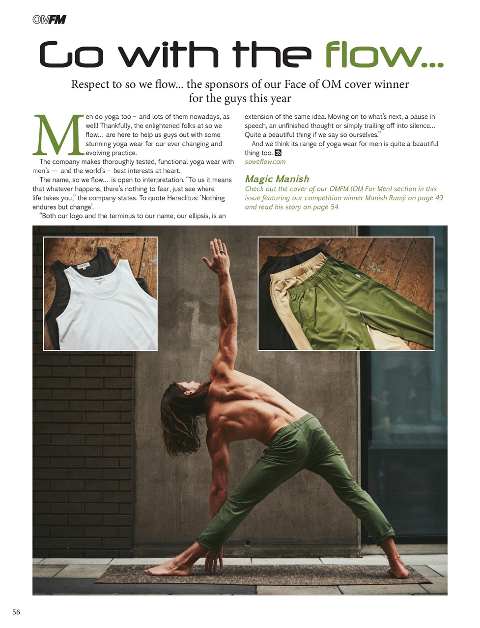 OM Yoga Magazine Preview Pages
