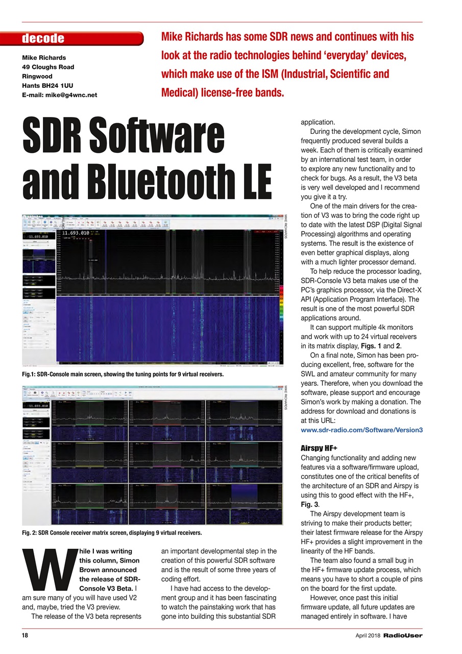 Radio User Preview Pages