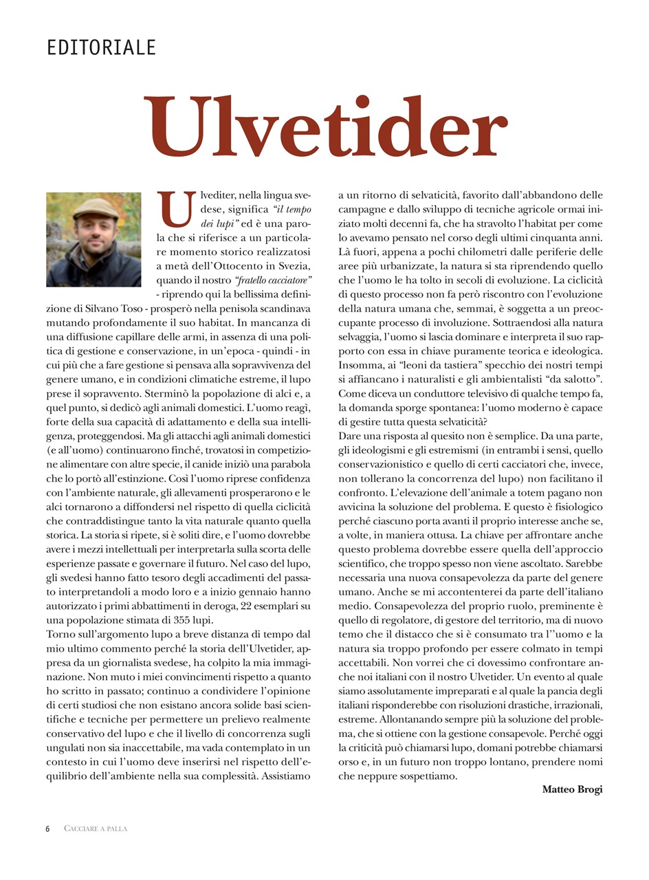 Caccia Magazine Preview Pages