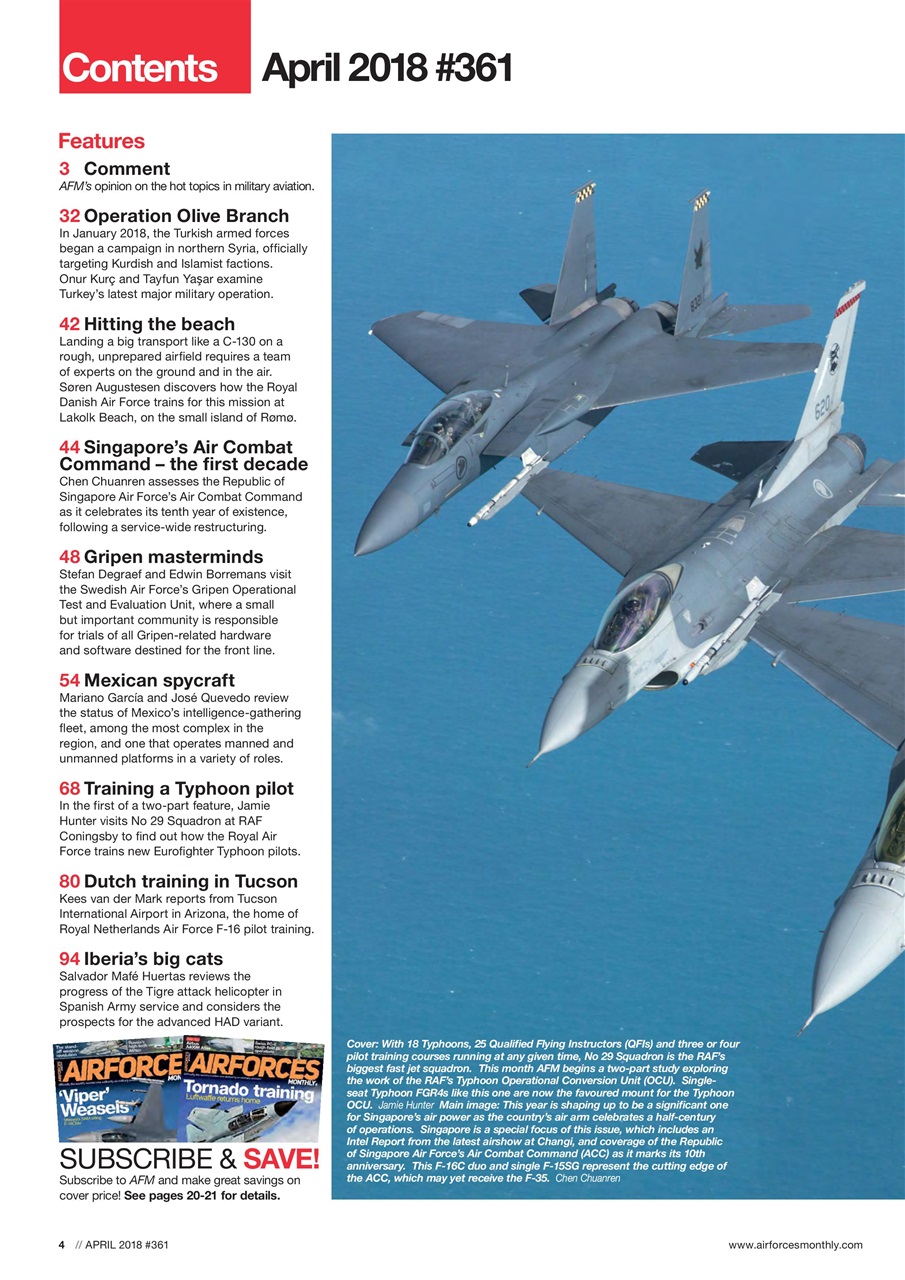 AirForces Monthly Preview Pages