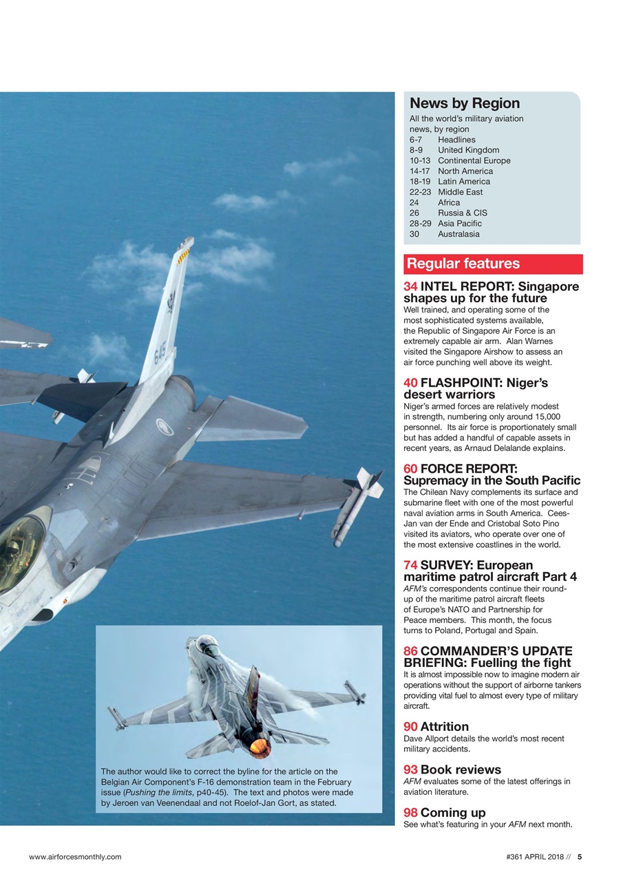 AirForces Monthly Preview Pages