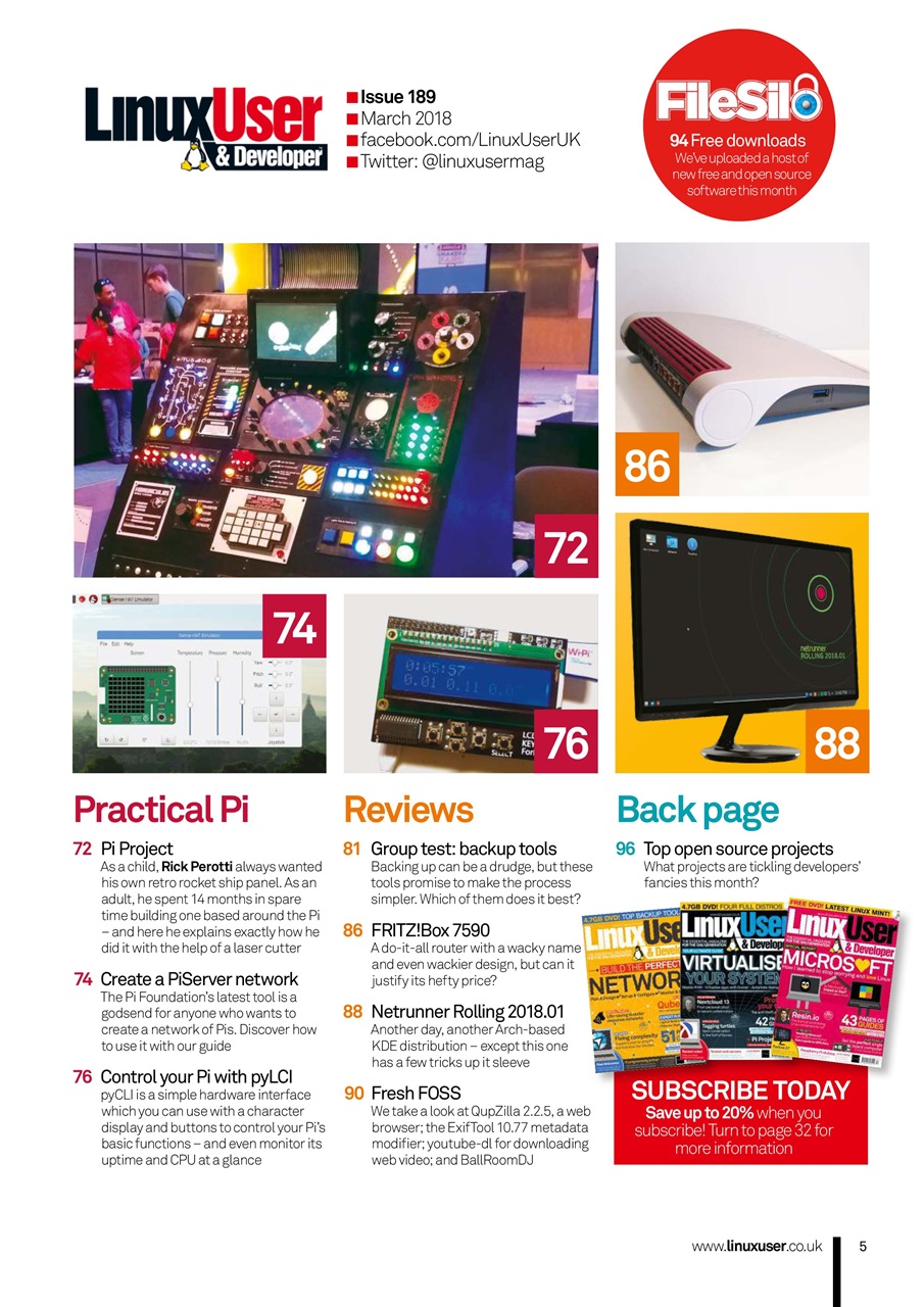 Linux User and Developer Preview Pages