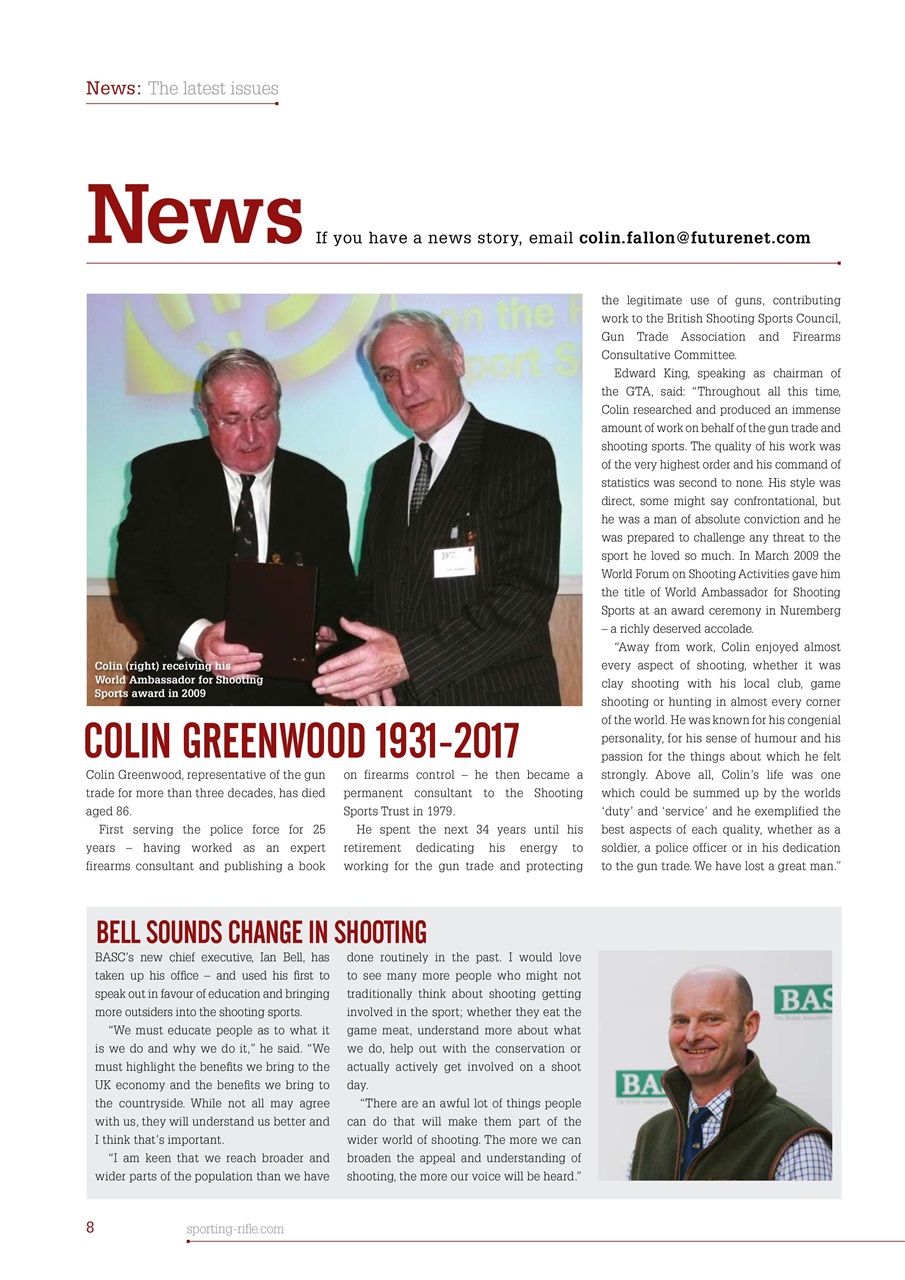 Sporting Rifle Preview Pages