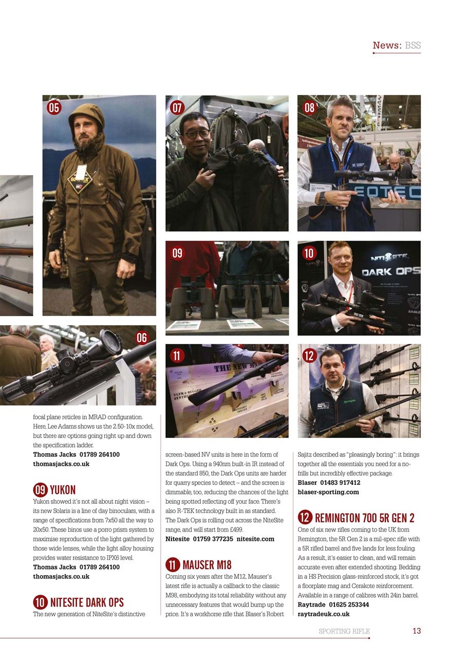 Sporting Rifle Preview Pages