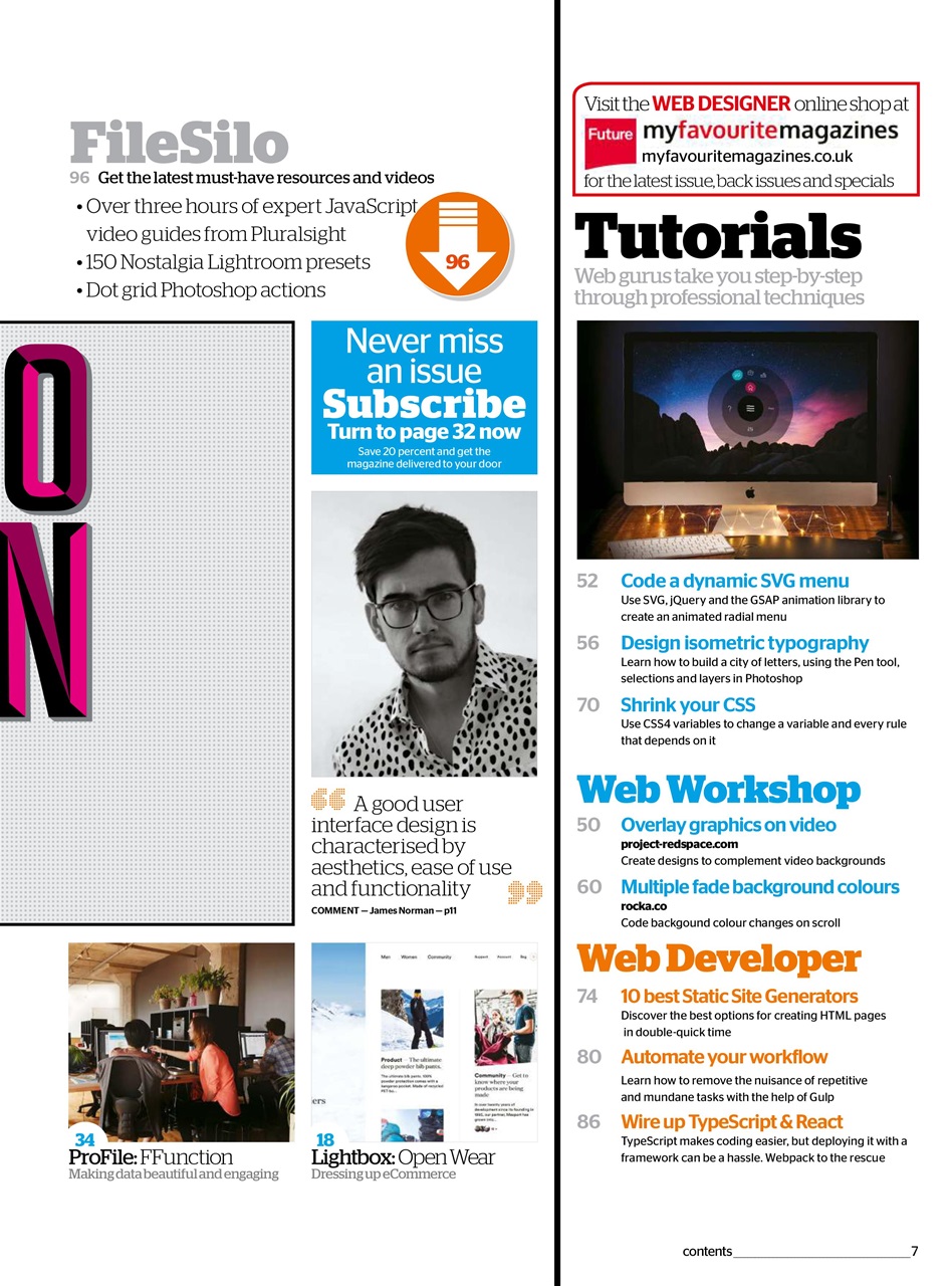 Web Designer Preview Pages