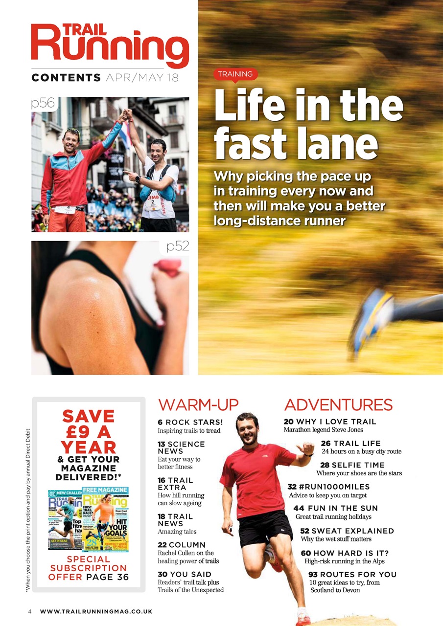 Trail Running Preview Pages