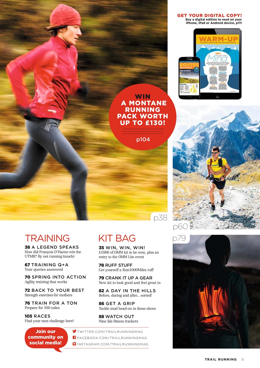 Trail Running Preview Pages