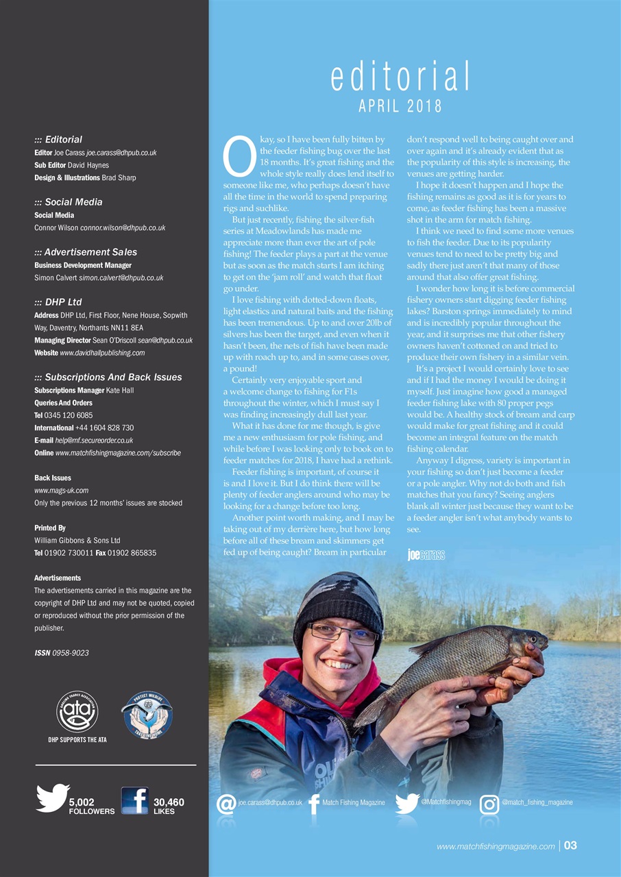 Match Fishing Preview Pages