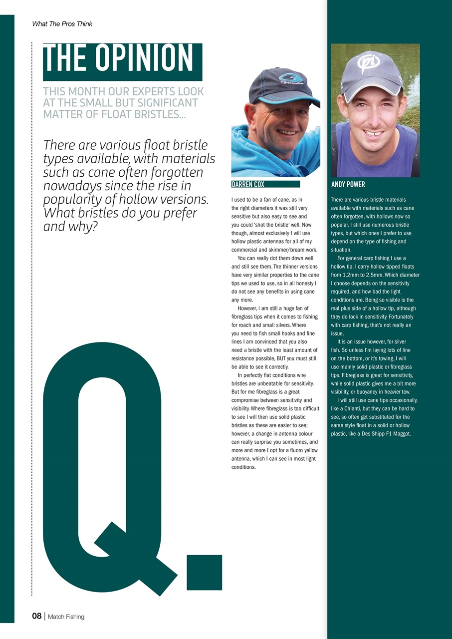 Match Fishing Preview Pages