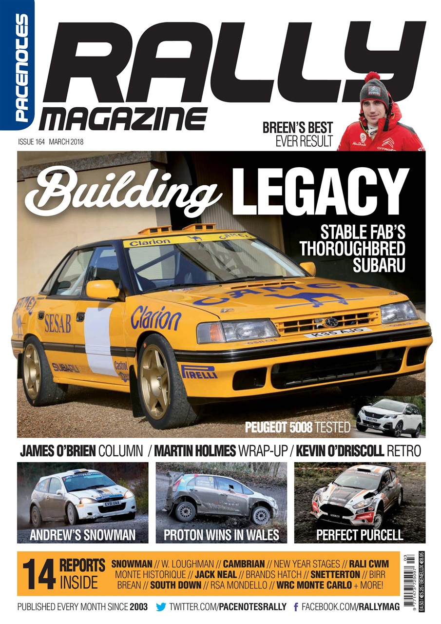 Pacenotes Rally magazine Preview Pages