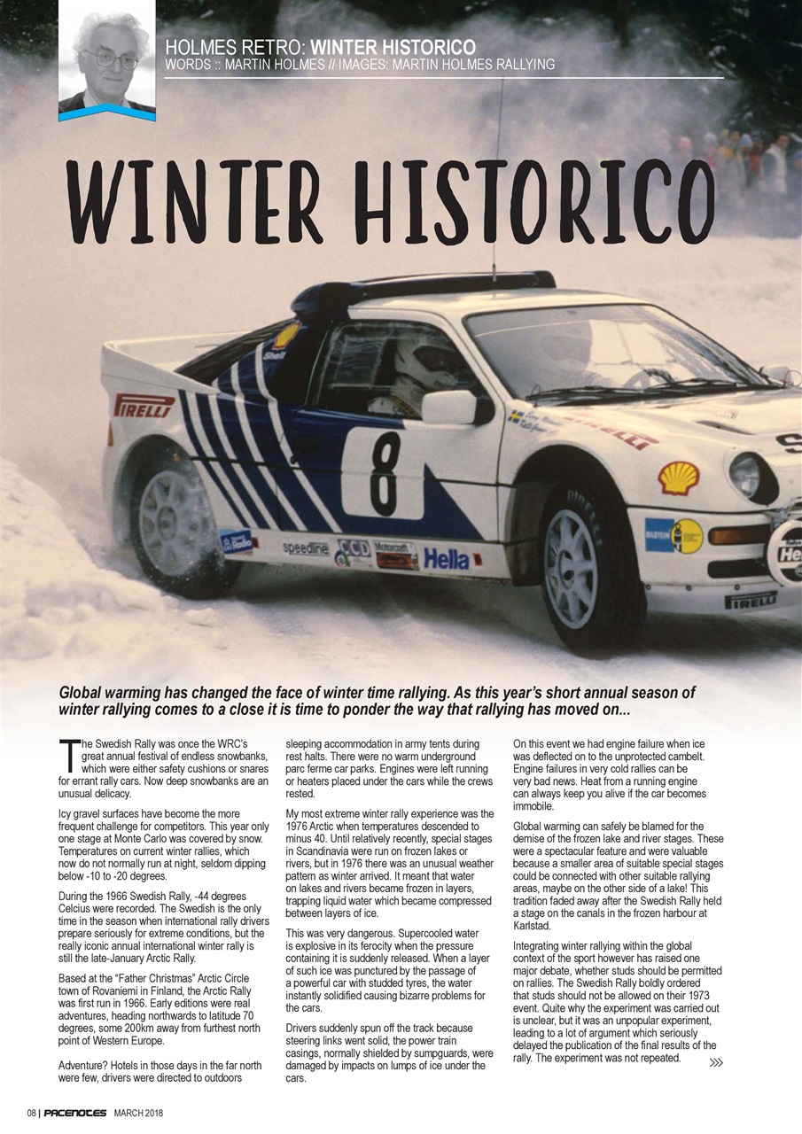 Pacenotes Rally magazine Preview Pages