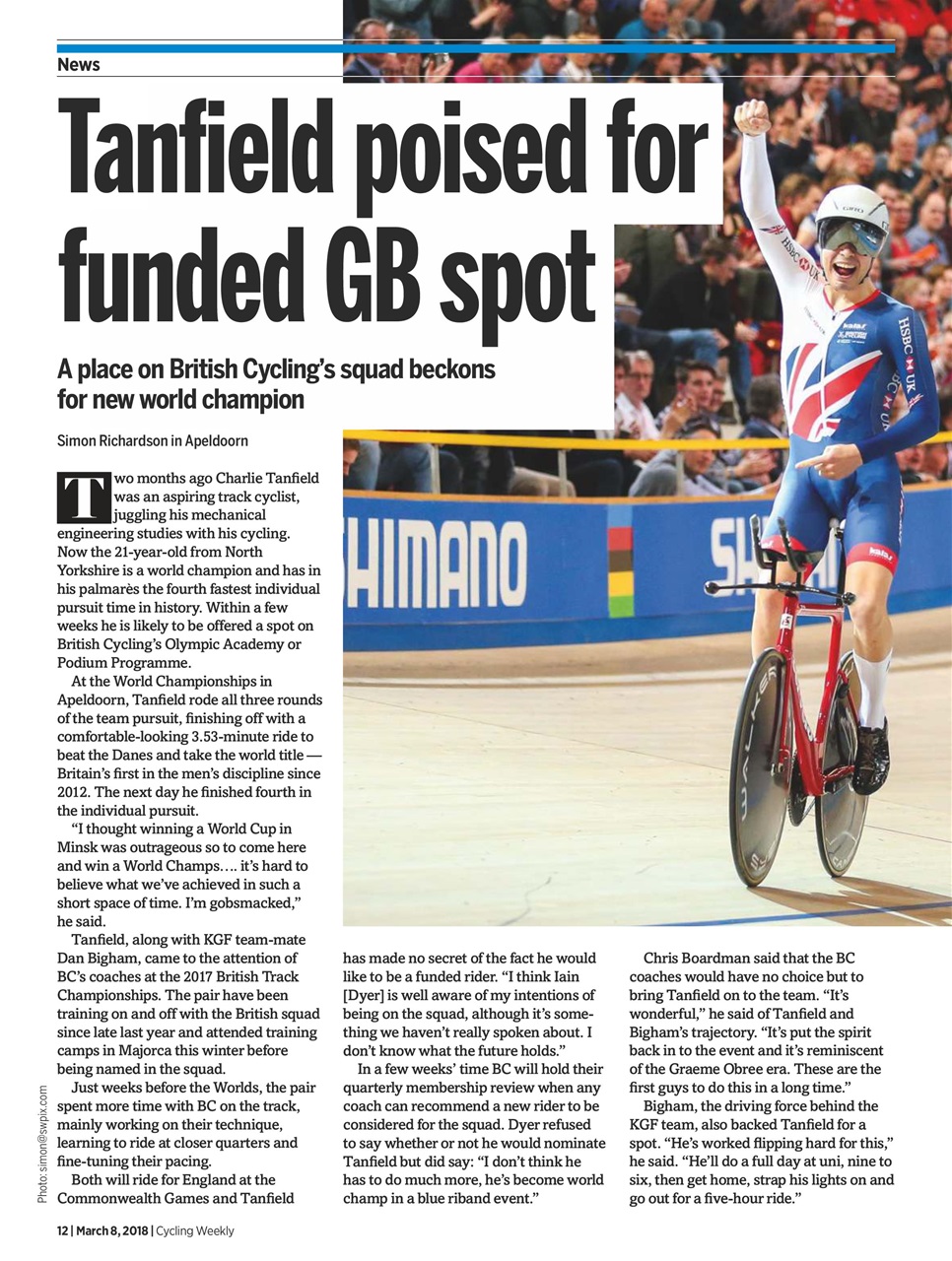 Cycling Weekly Preview Pages