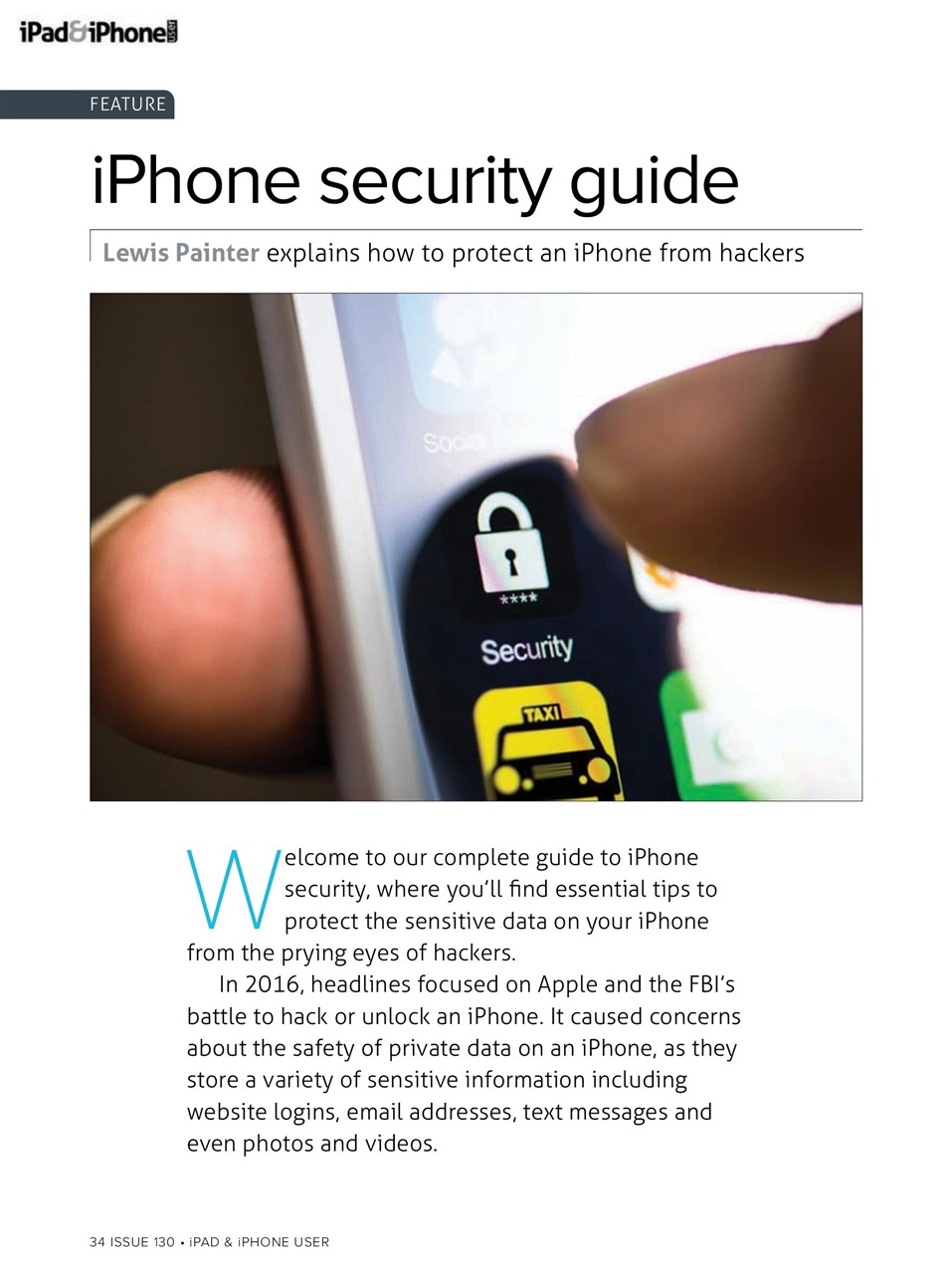 iPad and iPhone User Preview Pages