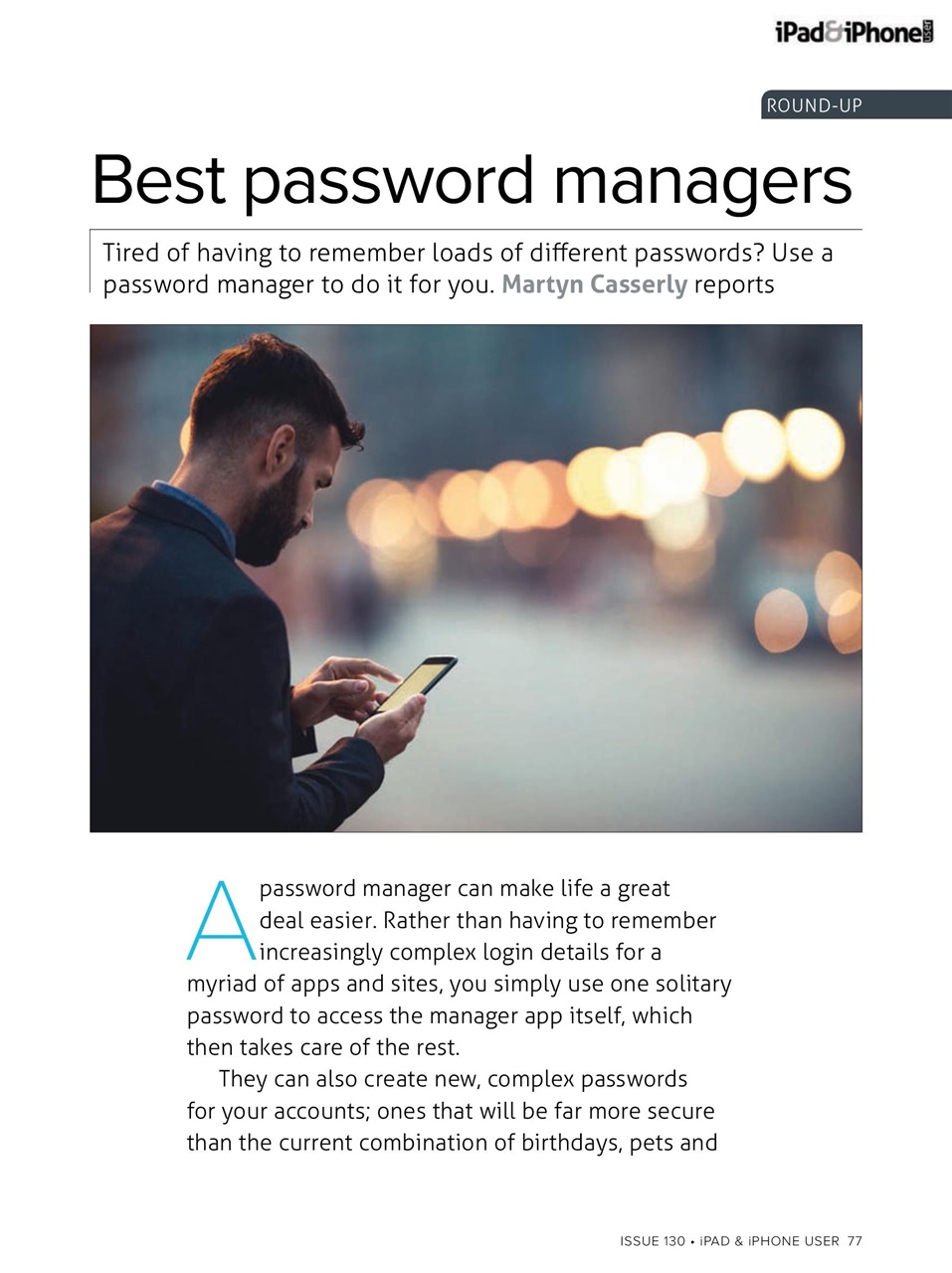 iPad and iPhone User Preview Pages