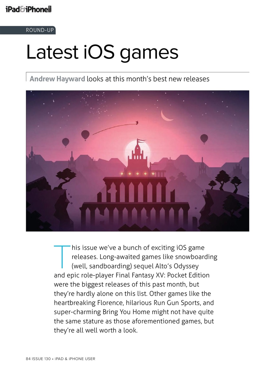 iPad and iPhone User Preview Pages