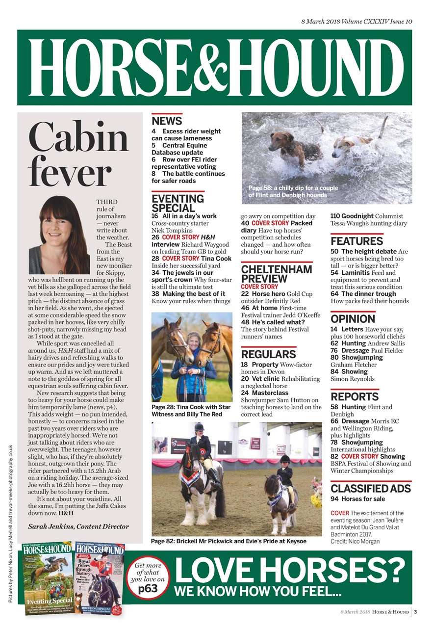 Horse & Hound Preview Pages