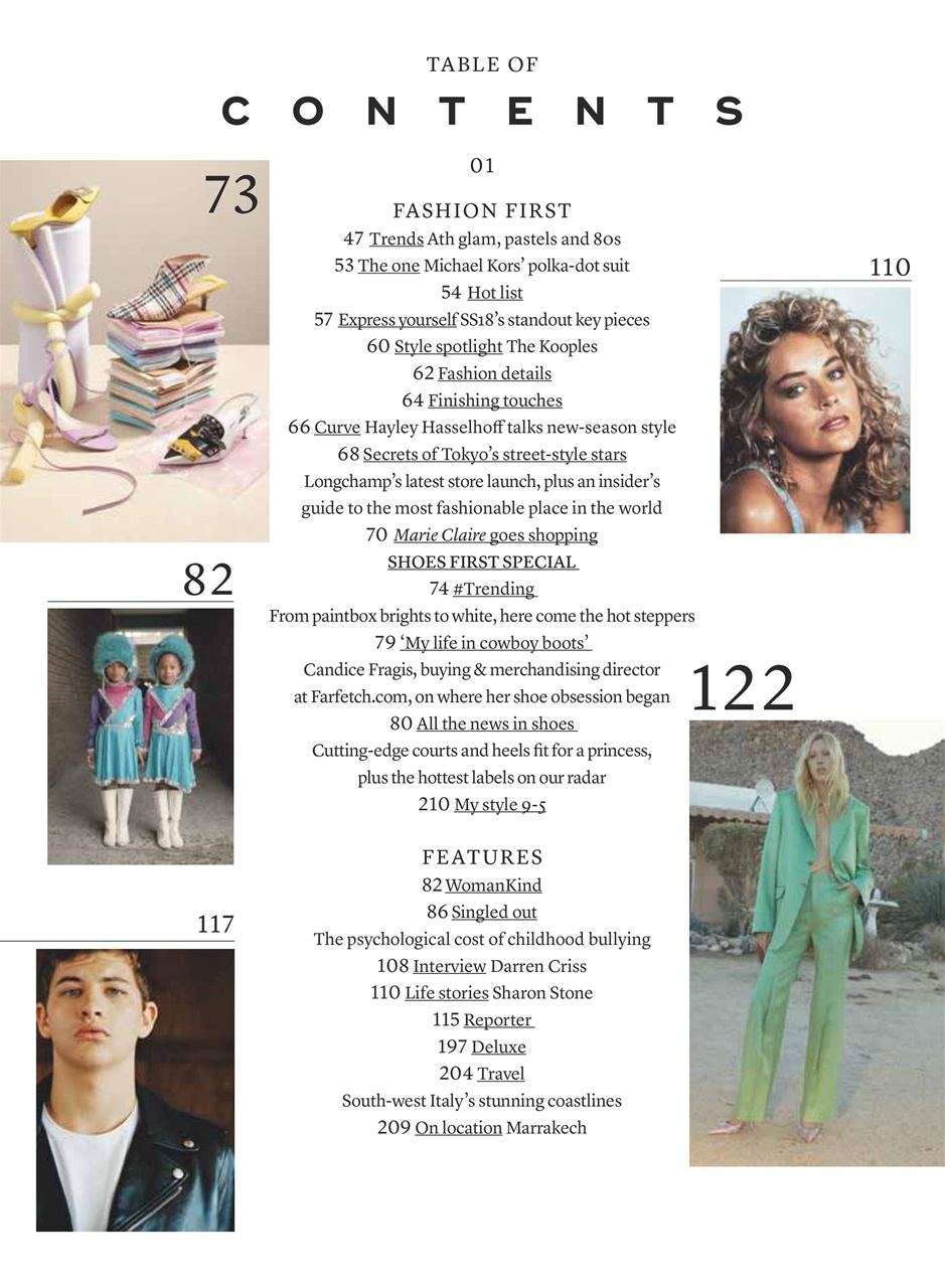 Marie Claire Preview Pages