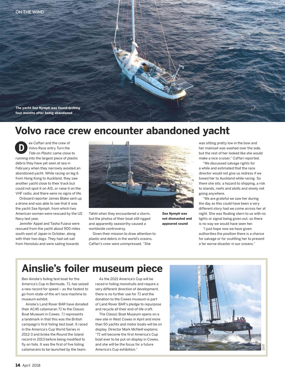 Yachting World Preview Pages