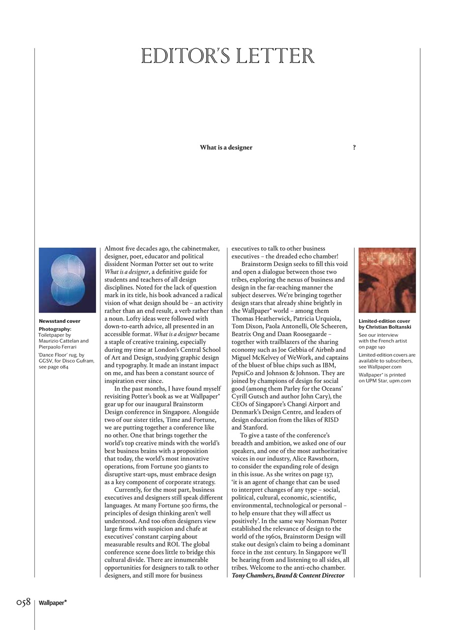 Wallpaper* Preview Pages