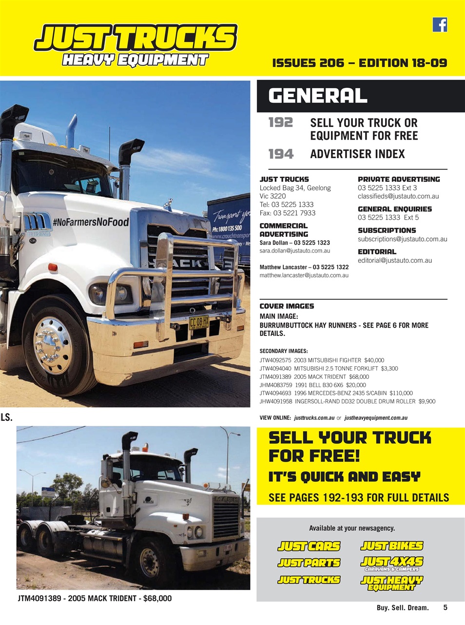 JUST TRUCKS Preview Pages