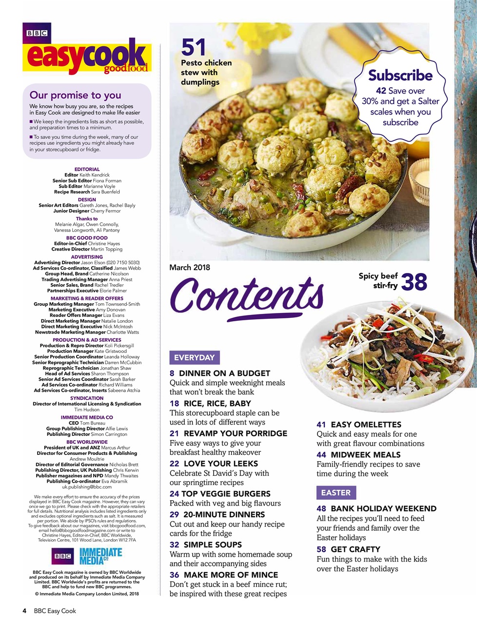 Easy Cook Magazine Preview Pages