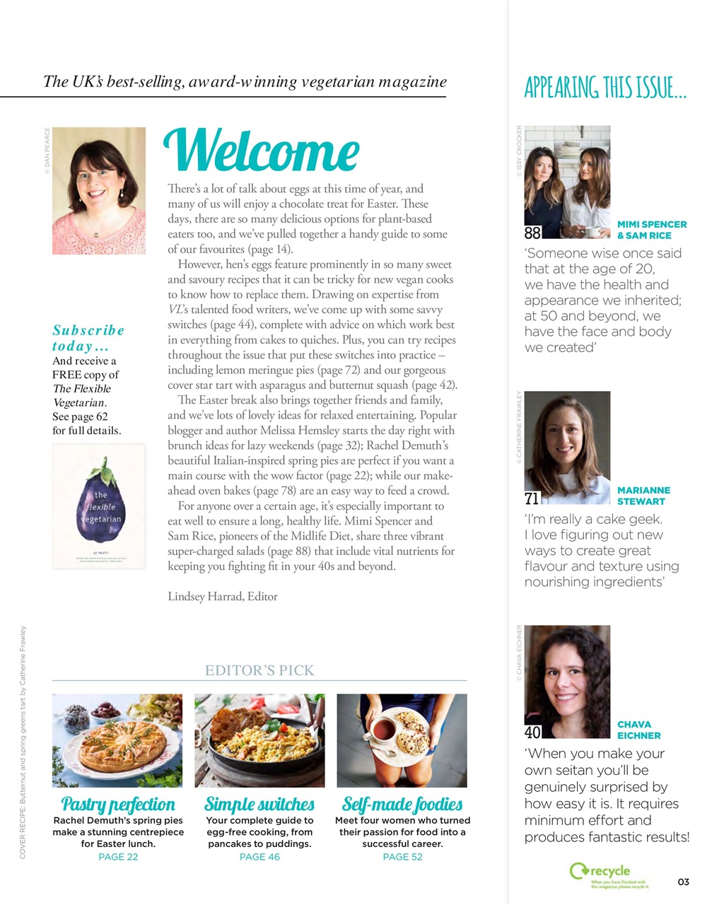 Vegetarian Living Preview Pages