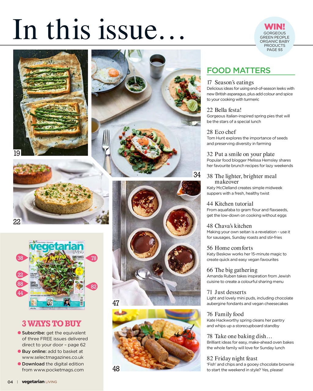 Vegetarian Living Preview Pages