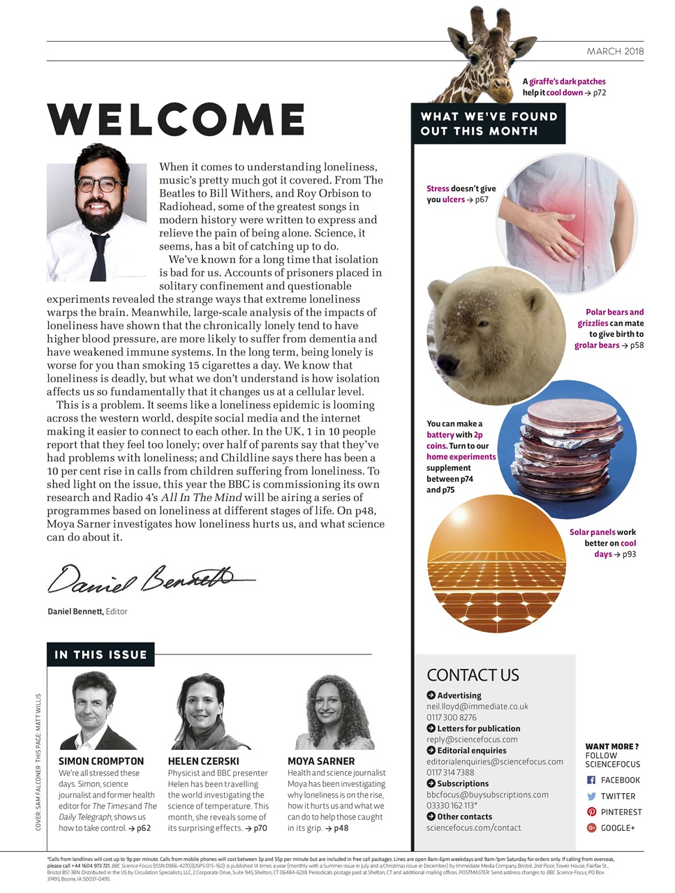 BBC Science Focus Magazine Preview Pages