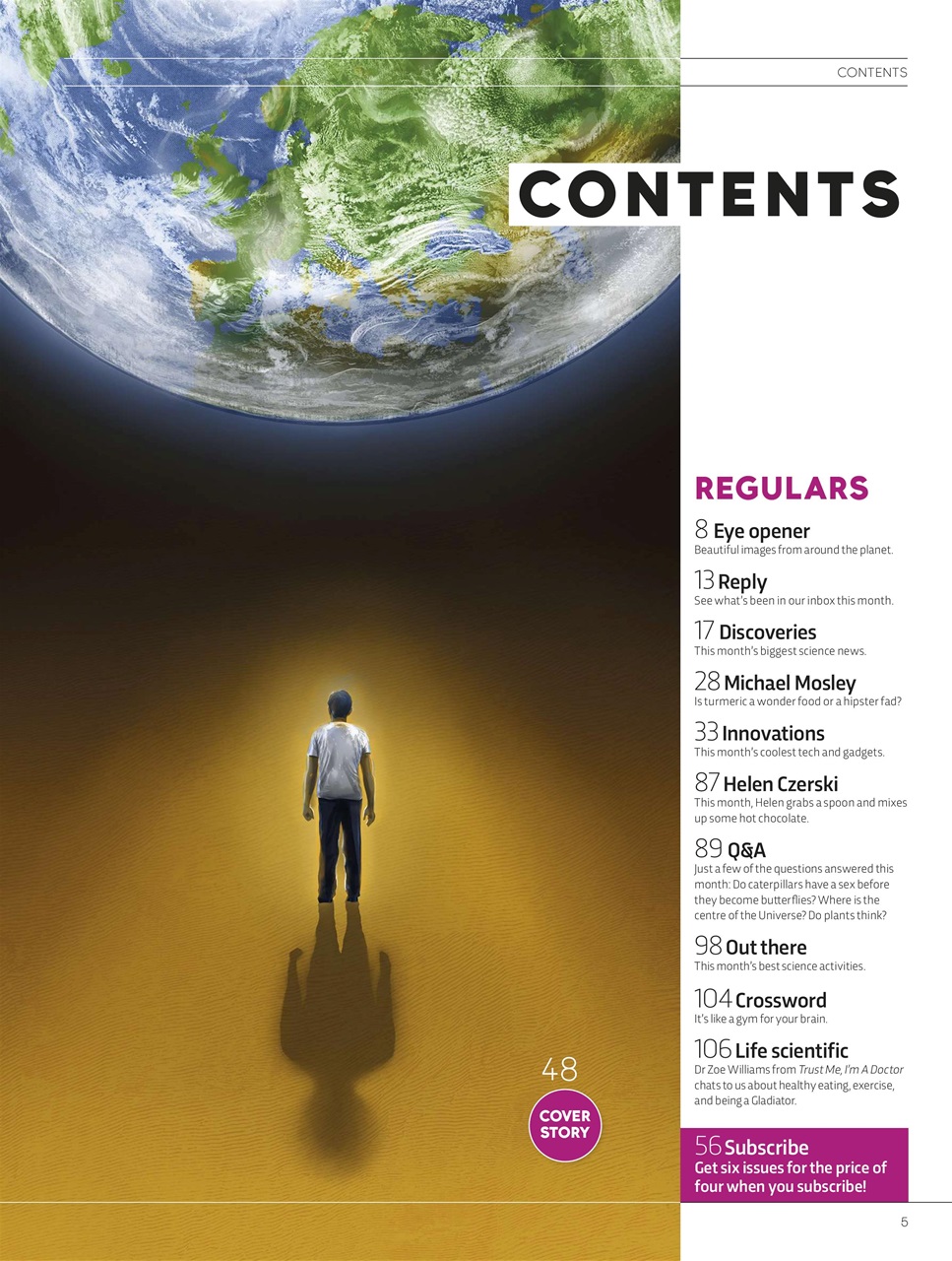 BBC Science Focus Magazine Preview Pages