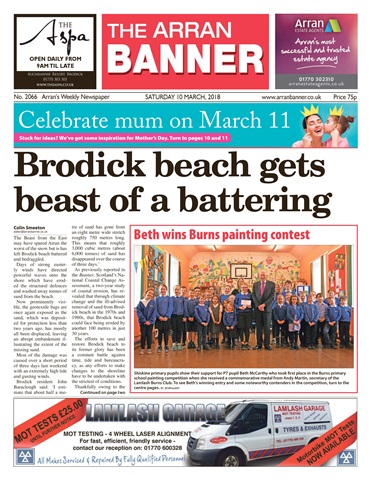 Arran Banner issue 10 March 2018