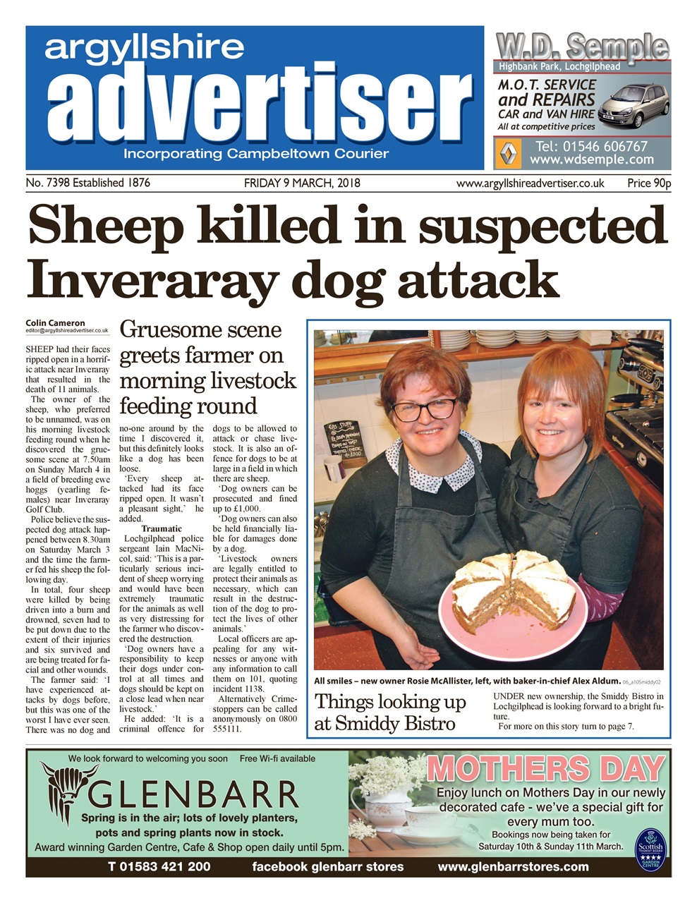 Argyllshire Advertiser Preview Pages