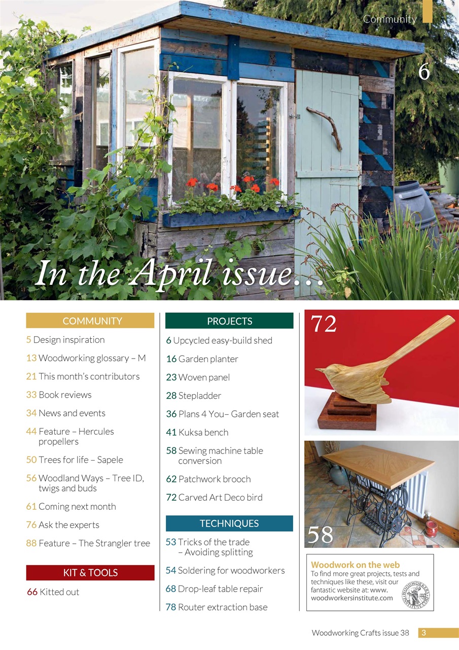 Woodworking Crafts Magazine Preview Pages