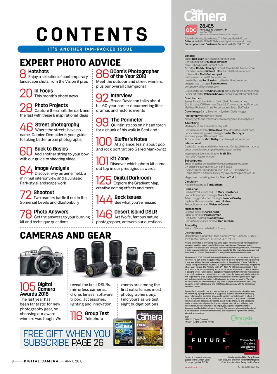 Digital Camera Magazine Preview Pages