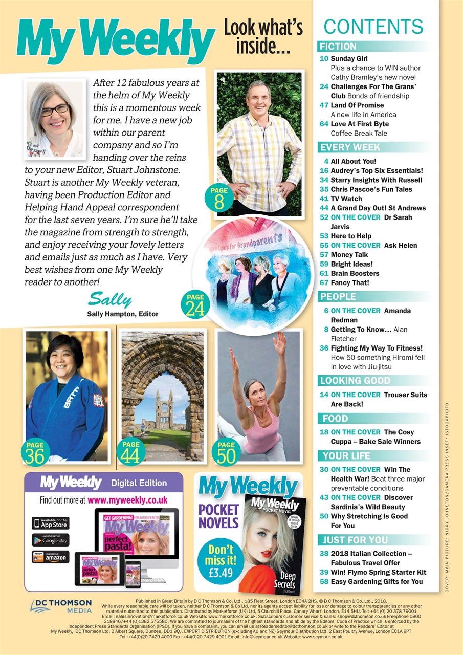 My Weekly Preview Pages